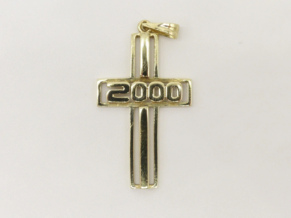Zlatý přívěsek 2,50g křížek