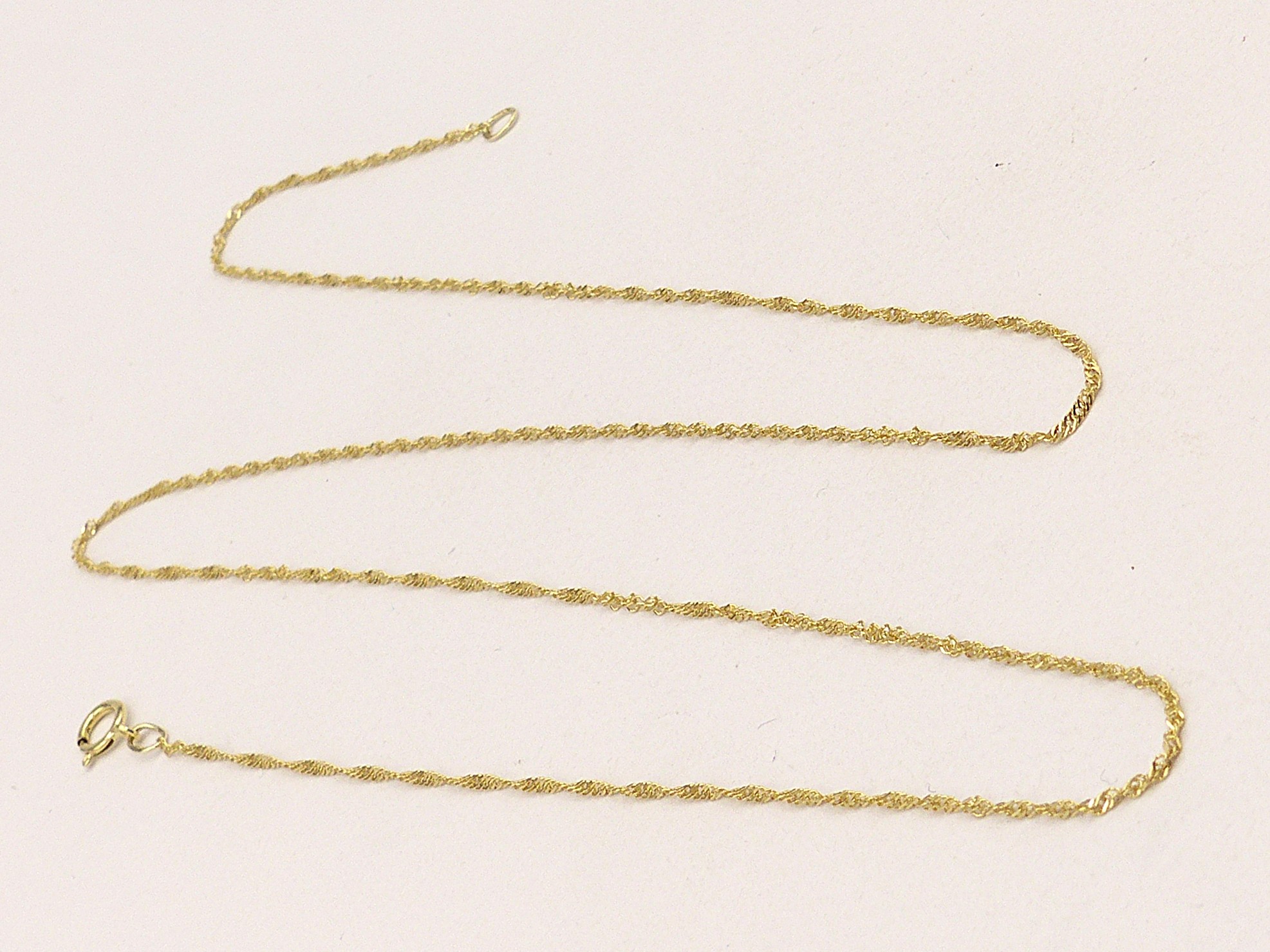 Zlatý řetízek 1,45g délka 49,5 cm