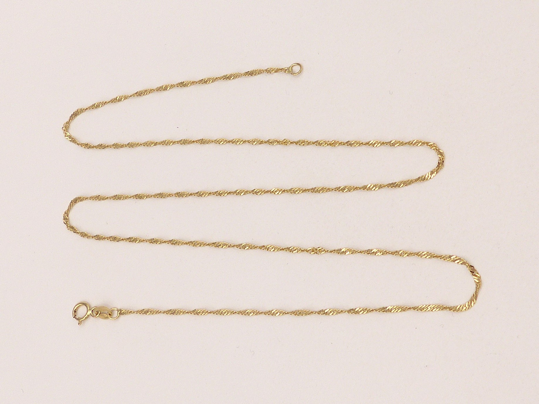 Zlatý řetízek 1,50g délka 45,5 cm