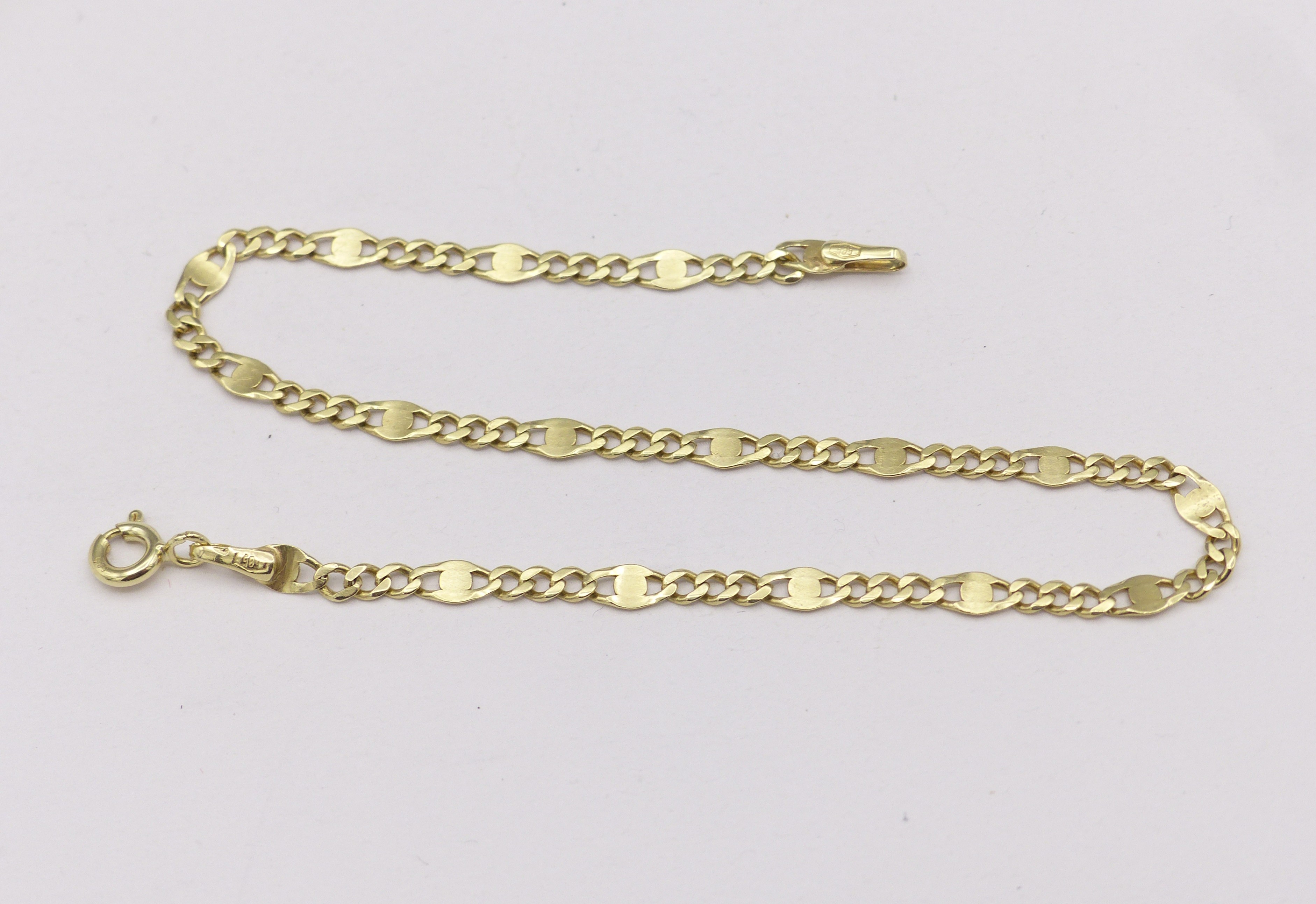 Zlatý náramek 2,30g délka 20,5 cm