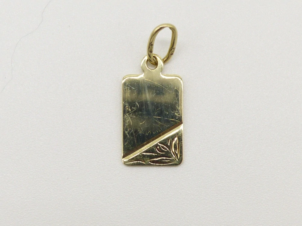 Zlatý přívěsek 0,80g destička