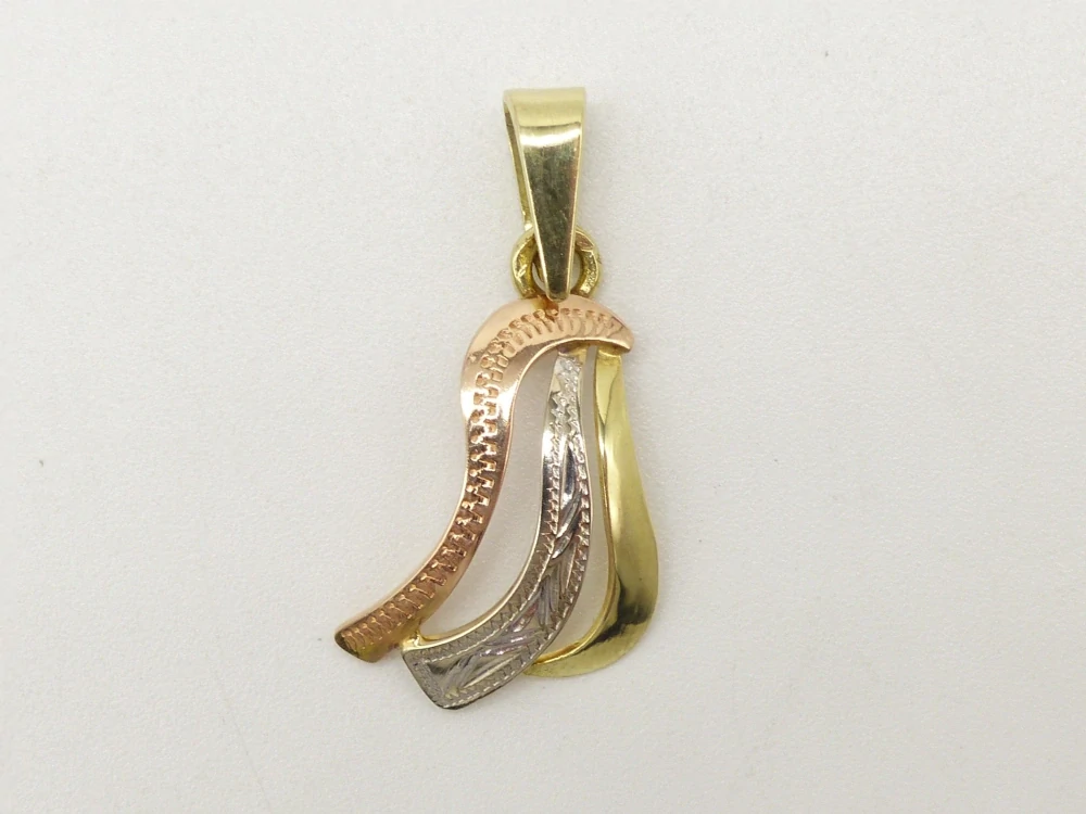 Zlatý přívěsek 1,25g, výška 26mm