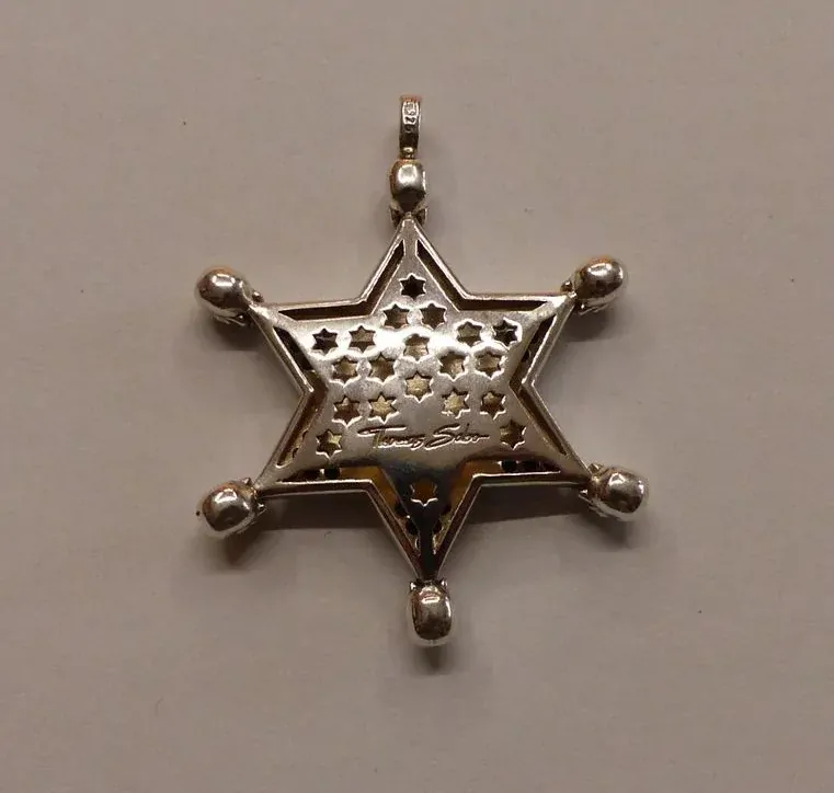 Stříbrný přívěsek 19g, 42,3x 55,3mm