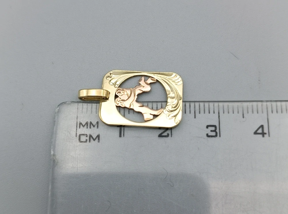 Zlatý přívěsek 1,15g Blíženci