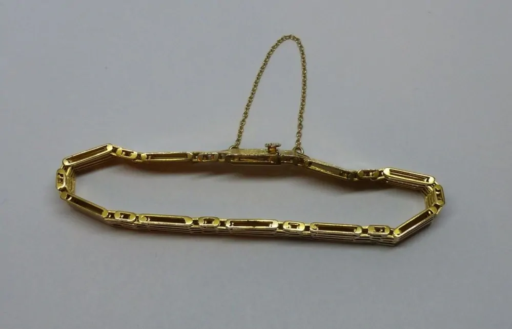 Zlatý náramek 20,30g, délka cca 18,5cm