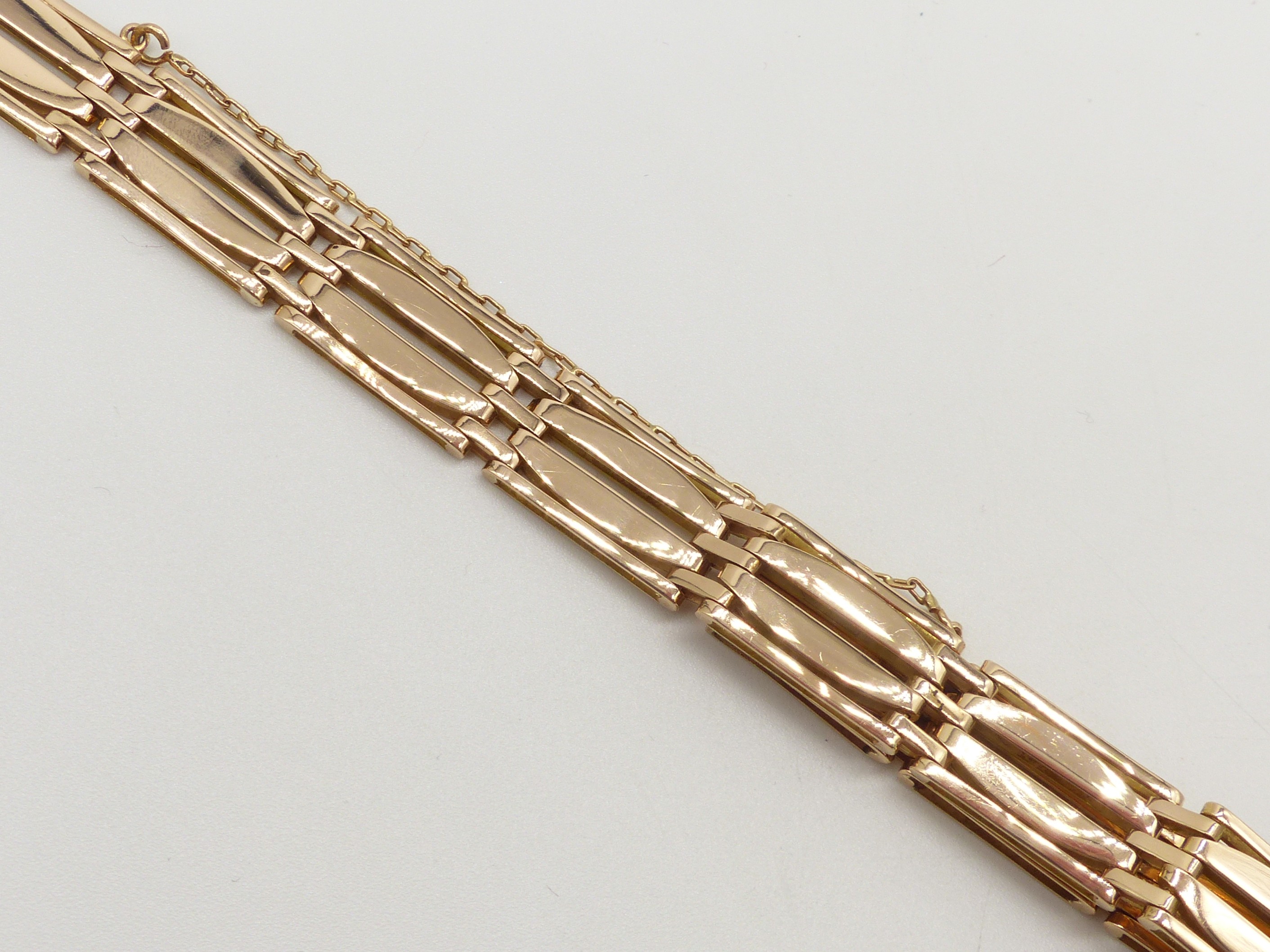 Zlatý náramek 20,55g délka cca 18 cm