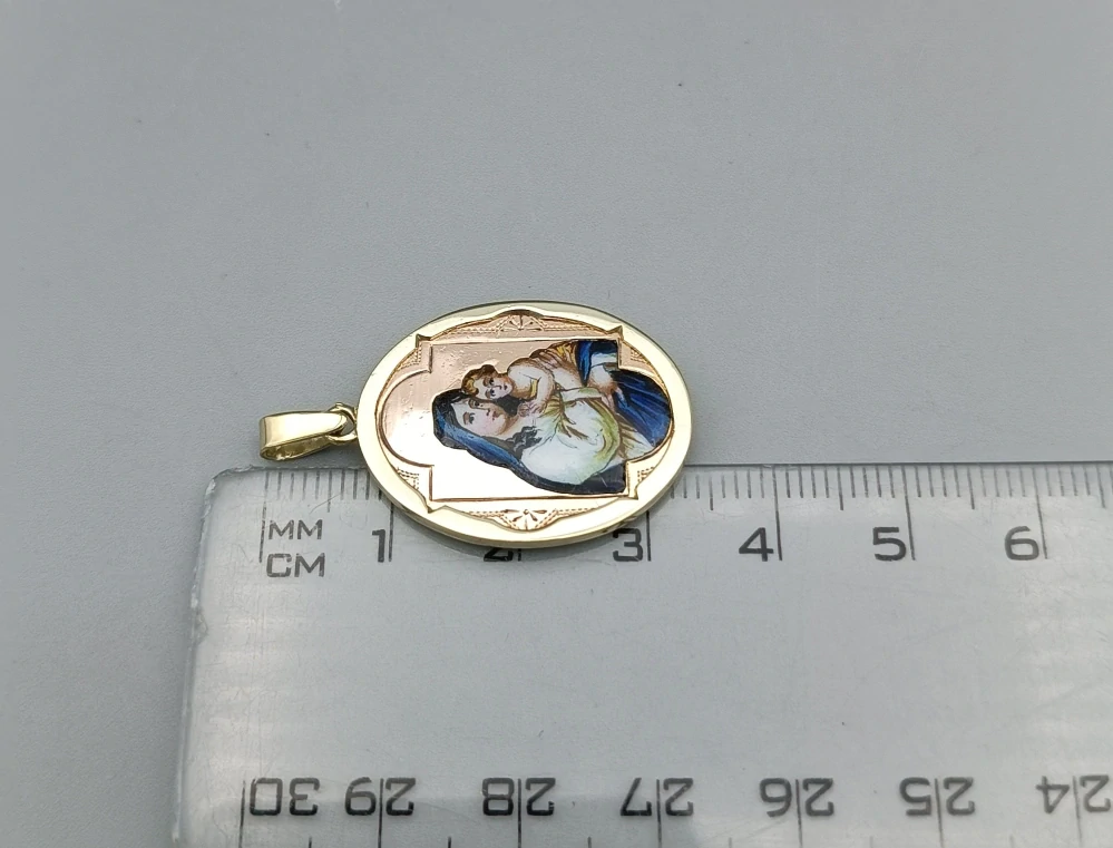 Zlatý přívěsek 5,50g madonka