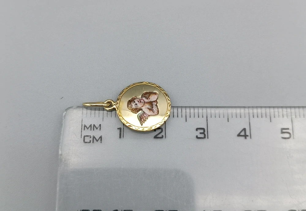 Zlatý přívěsek 1,10g, anděl