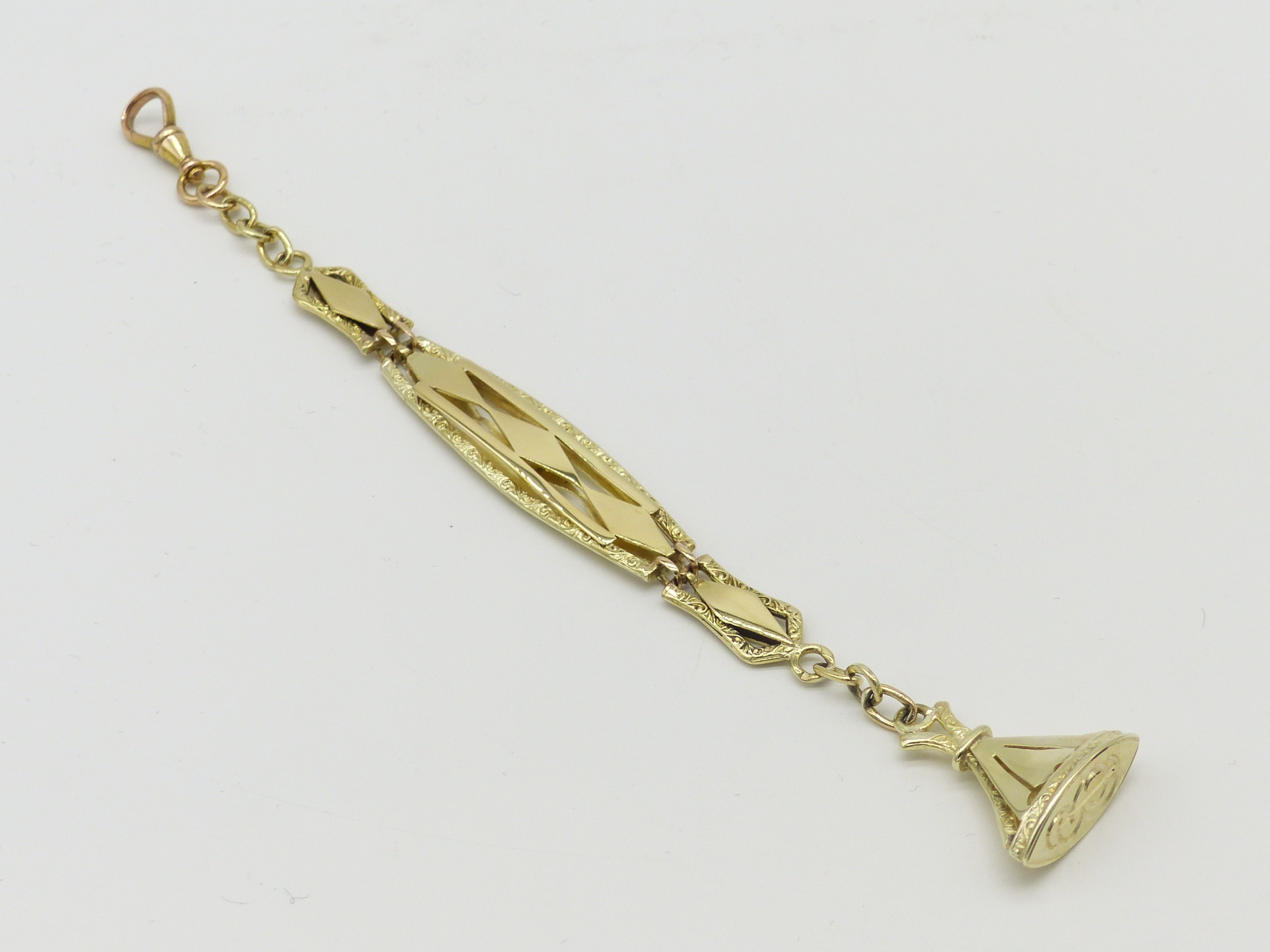 Zlatý šatlén 11,75g délka 14,5 cm
