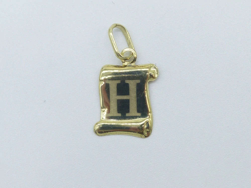 Zlatý přívěsek 0,45g písmeno H 