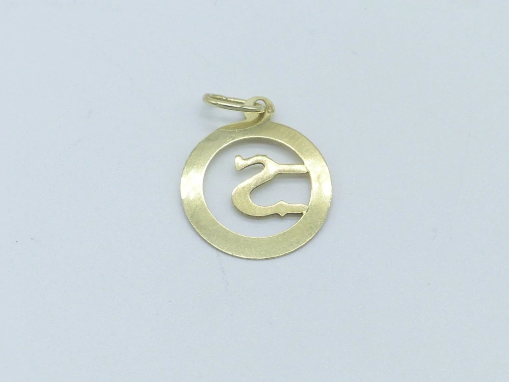 Zlatý přívěsek 0,45g písmeno S