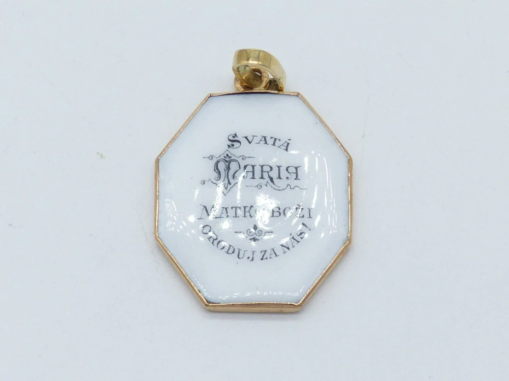 Zlatý přívěsek 4,25g madonka