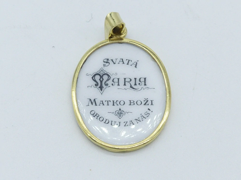 Zlatý přívěsek 5,55g madonka