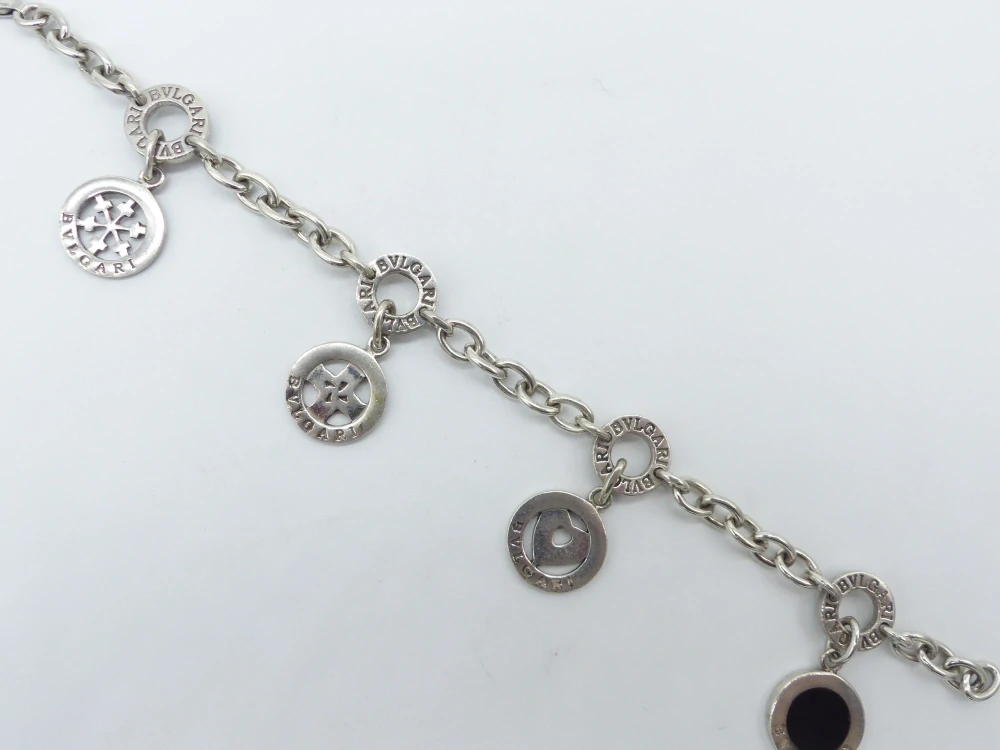 Stříbrný náramek 23g Bulgari
