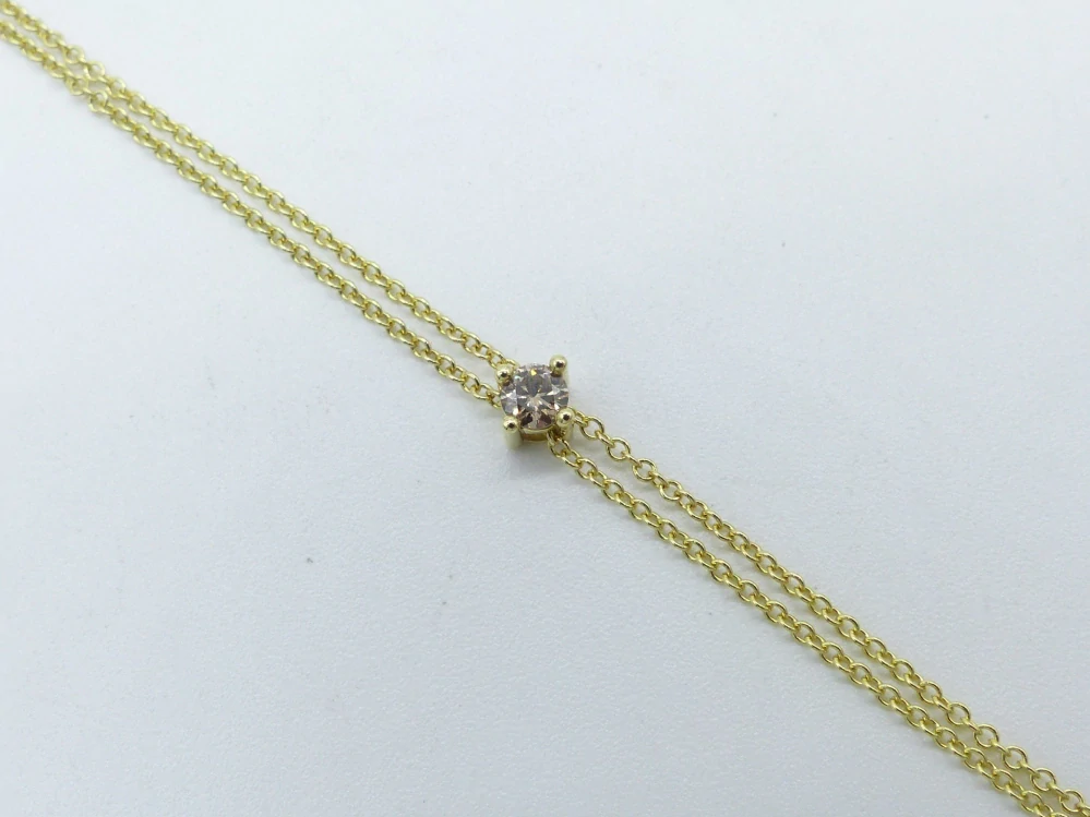 Zlatý náramek 1,25g délka 15,5/16,5/17,5 cm