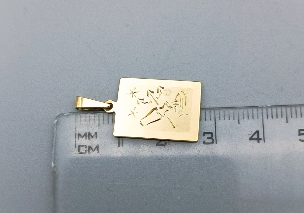 Zlatý přívěsek 1,70g Vodnář
