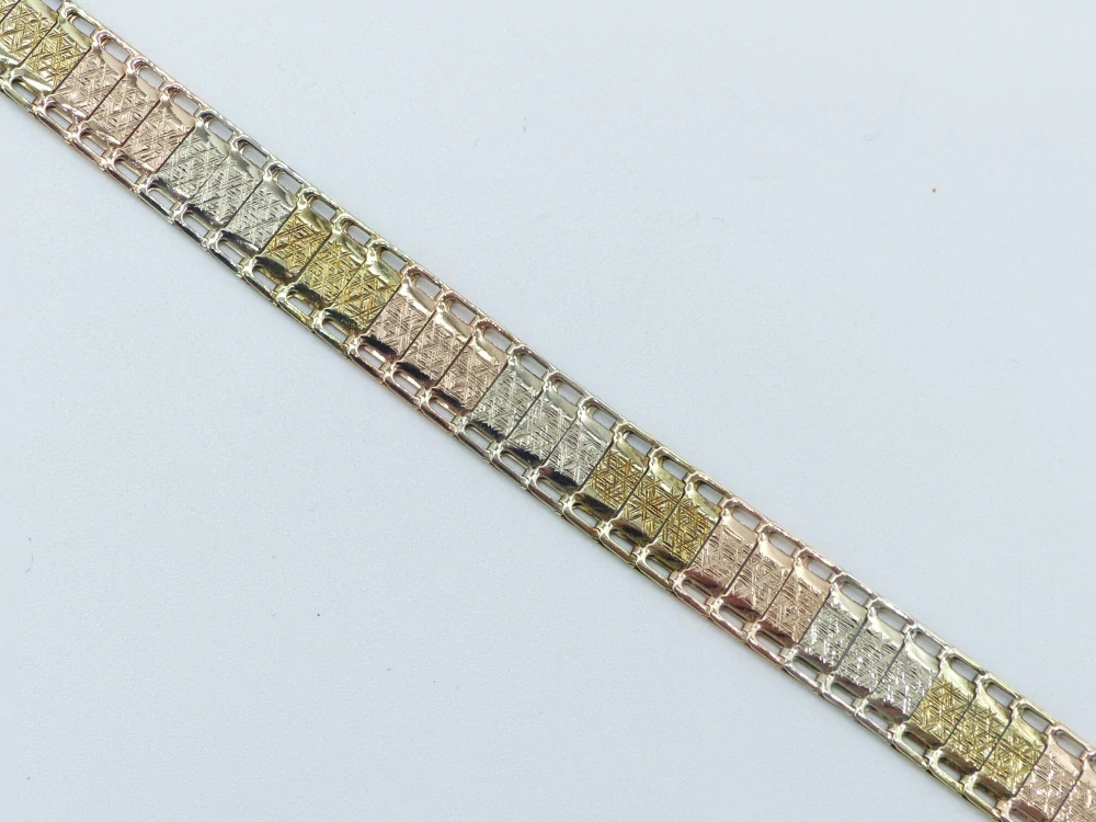 Zlatý náramek 8,10g délka 18 cm