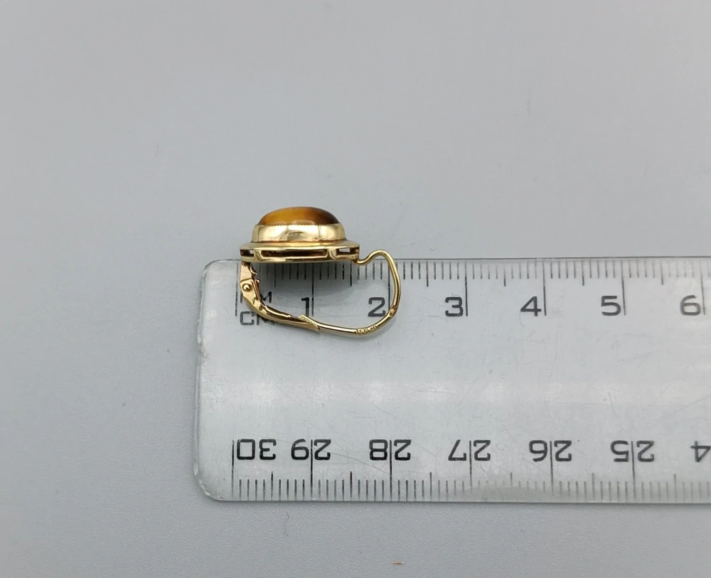 Zlaté náušnice 5,25g, zapínání na patent