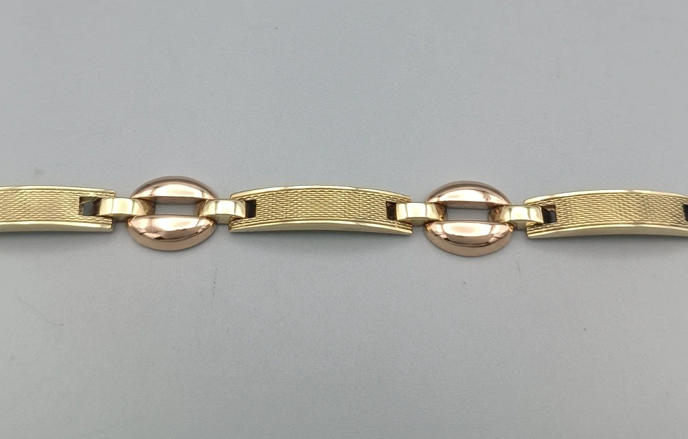 Zlatý náramek 11,55g délka 17,5 cm