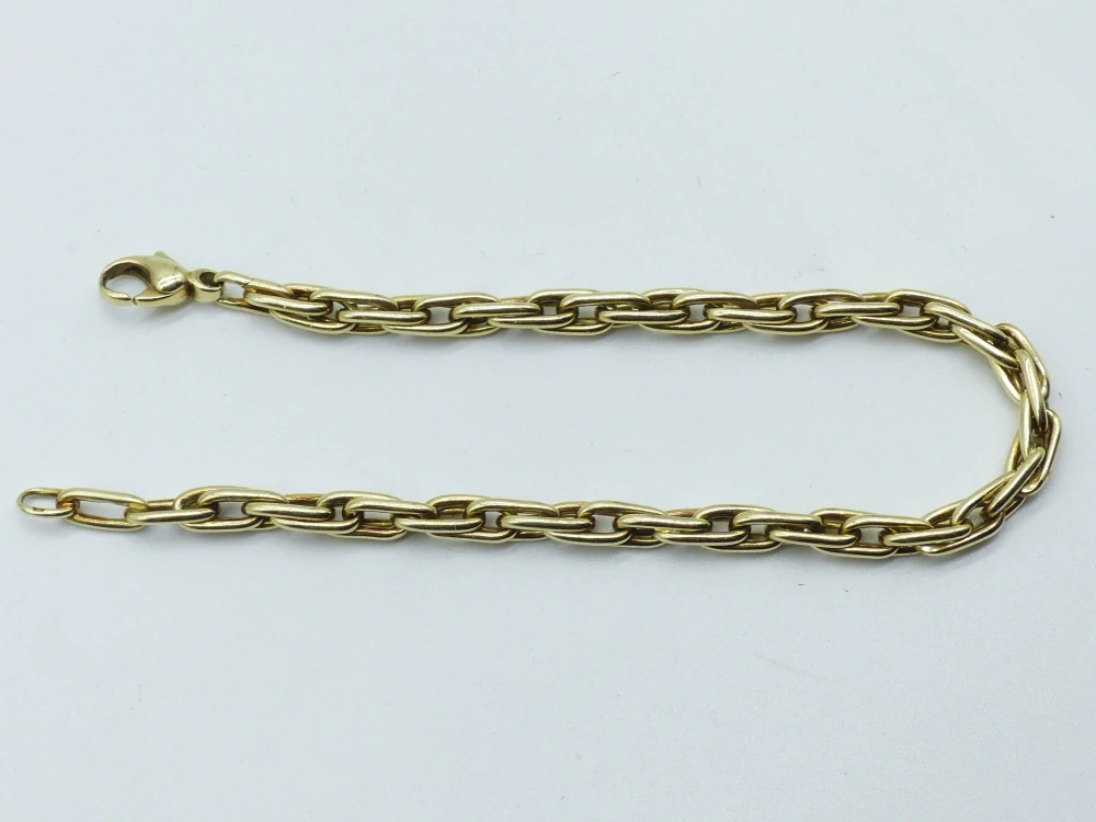 Zlatý náramek 15,40g délka 19,5 cm