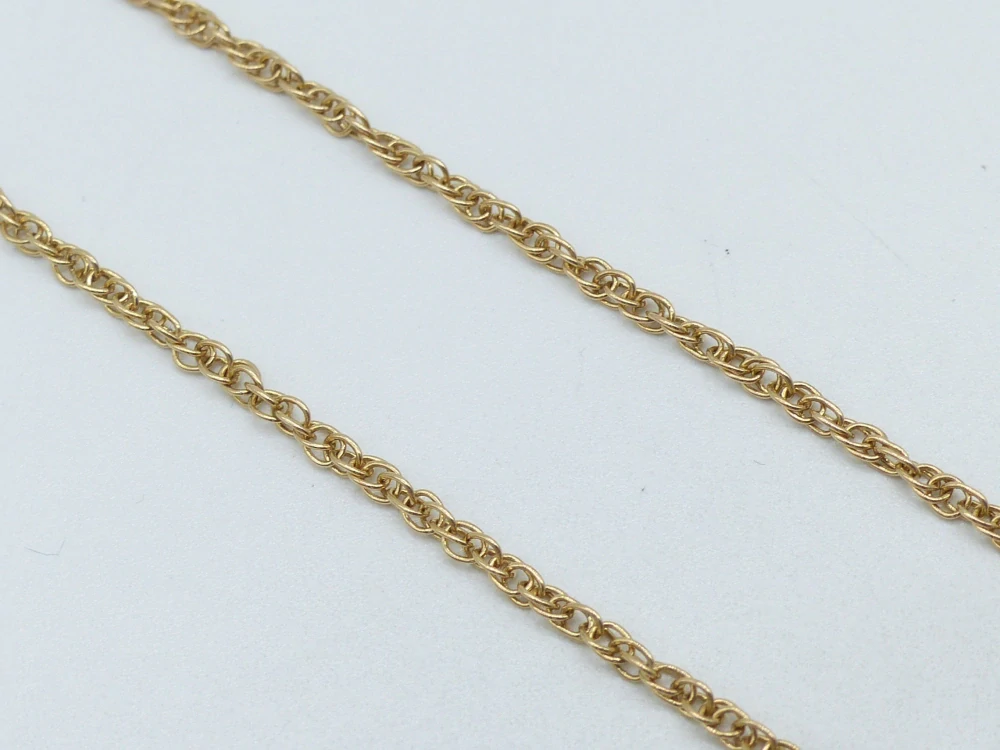 Zlatý náramek 1,30g délka 18 cm