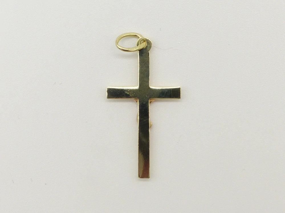 Zlatý přívěsek 1,05g křížek