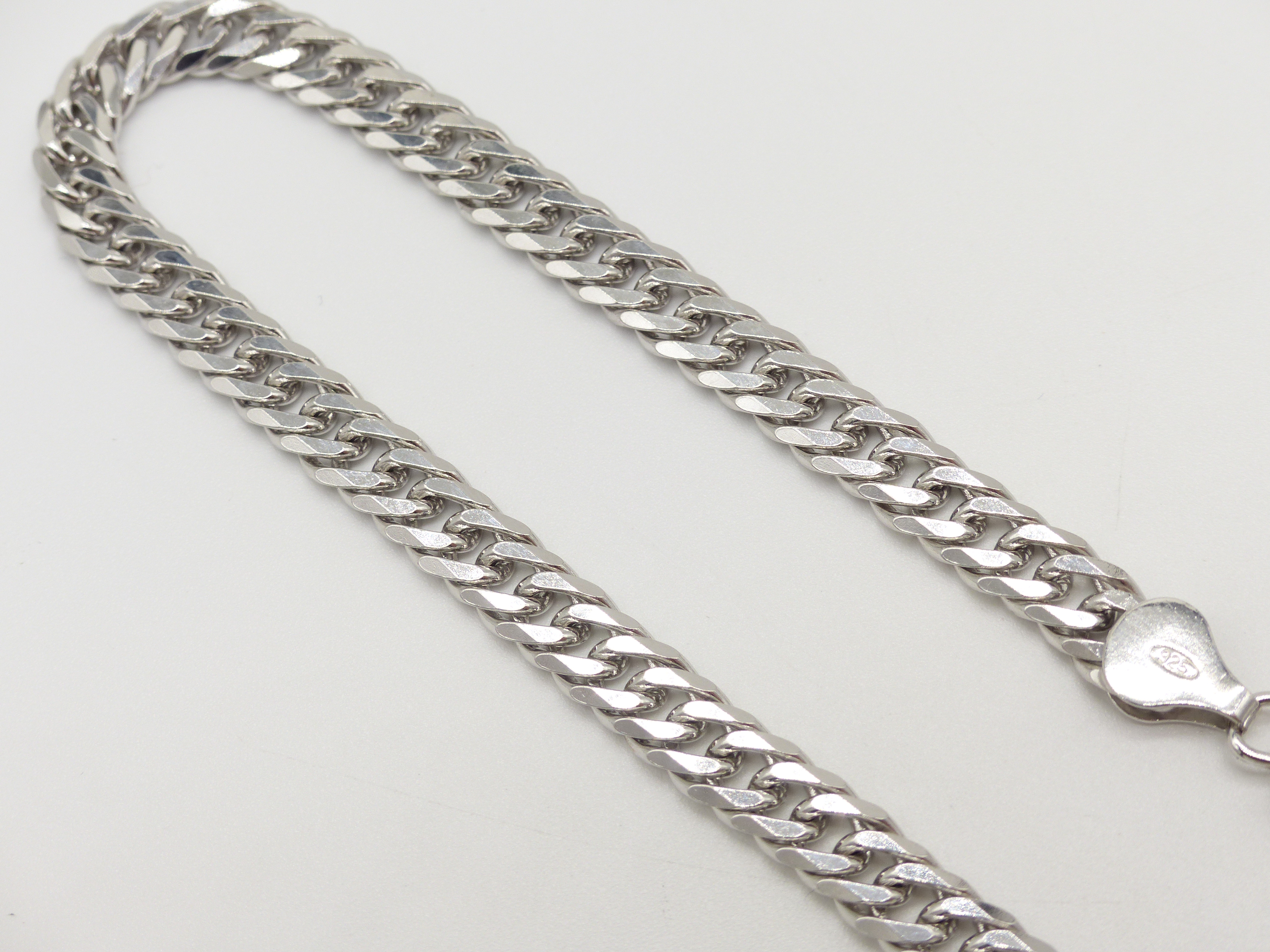 Stříbrný náramek 13 g délka 21 cm