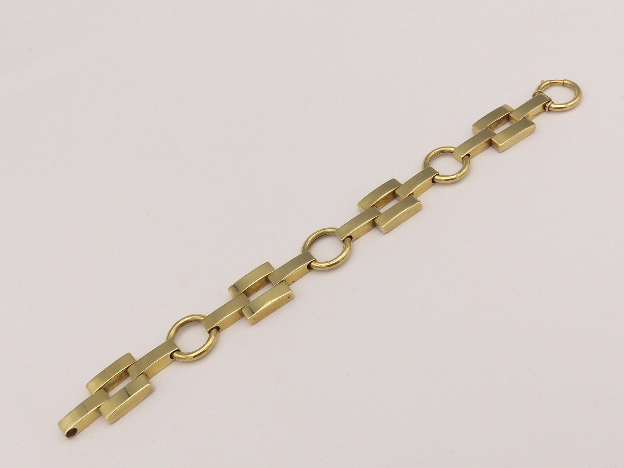 Zlatý náramek 20,50g délka 19,5 cm