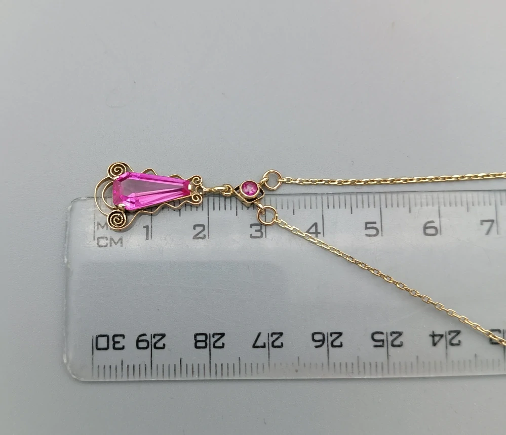 Zlatý koliér 3,90g 41,5 cm