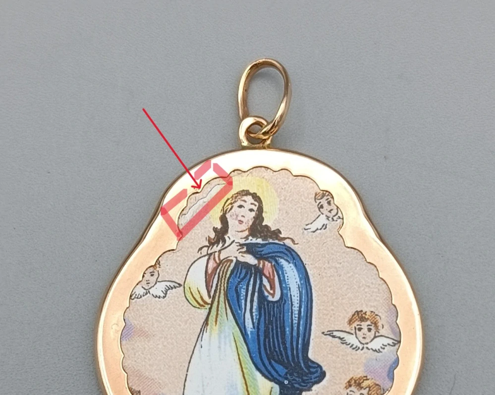Zlatý přívěsek 3,05g madonka