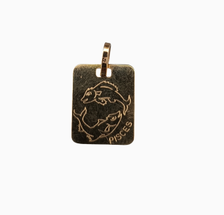 Zlatý přívěsek 0,80g, Ryby