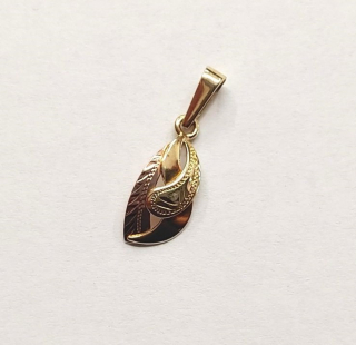Zlatý přívěsek 0,80g, 24x 8mm