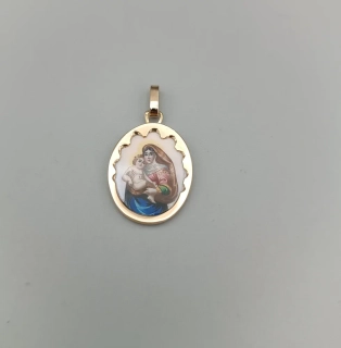 Zlatý přívěsek 5,15g madonka
