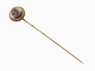 Zlatá jehlice 1,70g kamej