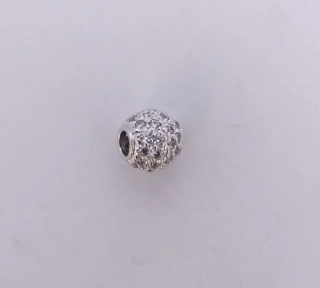 Zlatý přívěsek 2,50g, čiré kamínky