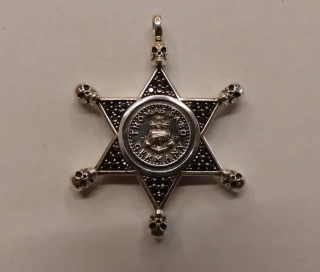 Stříbrný přívěsek 19g, 42,3x 55,3mm