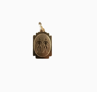 Zlatý přívěsek 0,95g, Blíženci