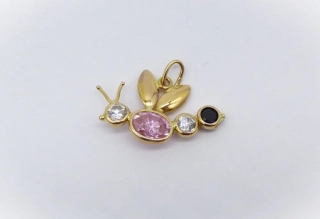 Zlatý přívěsek 1,65g, 15,3x 24mm