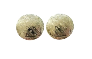Zlaté knoflíčky 2,95g, průměr 16mm