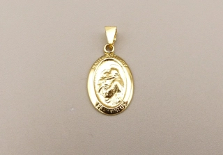 Zlatý přívěsek 0,90g, madonka