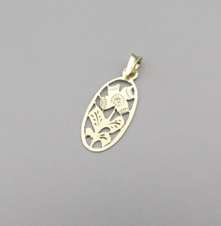 Zlatý přívěsek 1,45g kytička