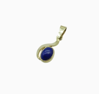 Zlatý přívěsek 1,00g lapis lazuli