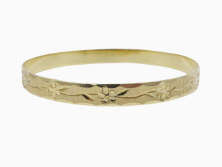 Zlatý náramek 14,40g průměr 6,5 cm