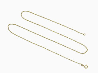 Zlatý řetízek 1,85g délka 52 cm