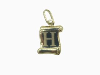 Zlatý přívěsek 0,45g písmeno H