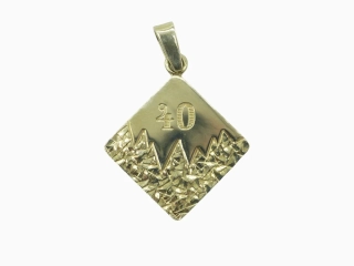 Zlatý přívěsek 2,45g destička
