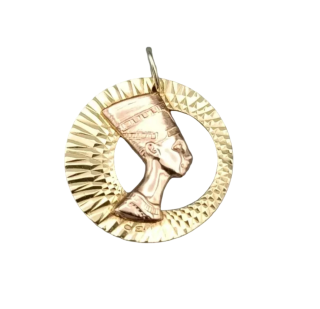 Zlatý přívěsek 4,10g, Nefertiti