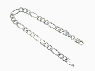 Stříbrný náramek 6g délka 17 cm
