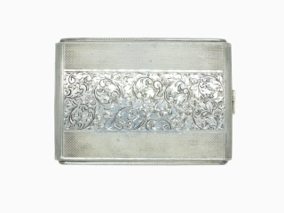 Stříbrná tabatěrka 136g