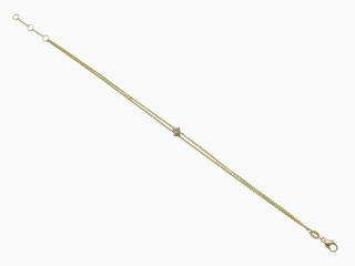 Zlatý náramek 1,25g délka 15,5/16,5/17,5 cm